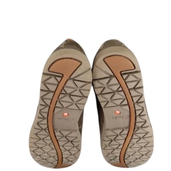 Clarks Shoes Womens 9 Slip On Casual Oxford Leather Comfort Unstructured Artisan - Picture 11 of 15